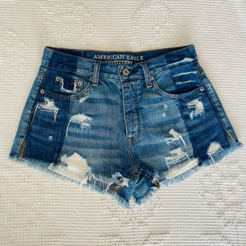 American Eagle Vintage Hi Rise Festival Shorts